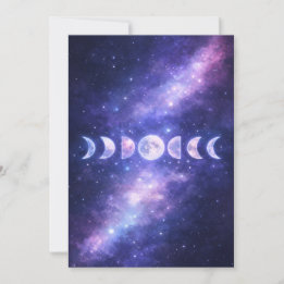 Cartes Pour Fêtes Annuelles Celestial Moon Phases Mother’s Day Card 