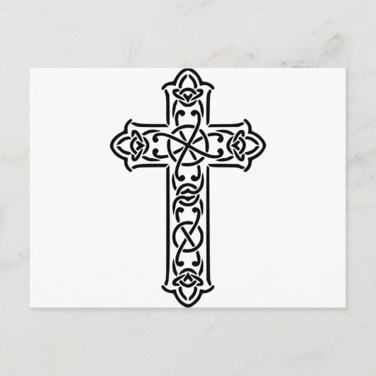 Cartes Pour Fêtes Annuelles Celtic croisé de Noël (Devant)