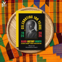 CENTENAIRE DU MOIS DE L'HISTOIRE DES NOIRS 100 Ans