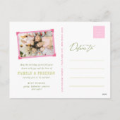 Cartes Pour Fêtes Annuelles Cercles moisis roses brillants Arbre de Noël Abstr (Dos)