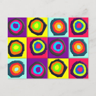 Cartes Pour Fêtes Annuelles cercles motif