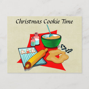 Cartes Pour Fêtes Annuelles Cérémonie de Noël Cookies Ingrédients Baker