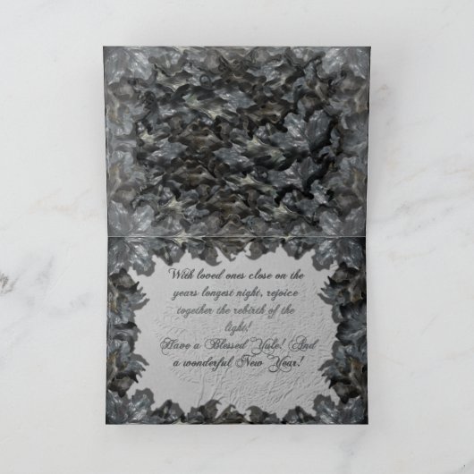 Cartes Pour Fêtes Annuelles Cerf d'hiver (Intérieur)