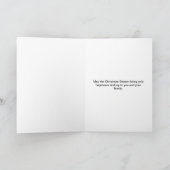 Cartes Pour Fêtes Annuelles Cerf en Noël d'hiver (Intérieur)