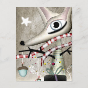 Cartes Pour Fêtes Annuelles Cerf Noël Rupydetequila Star Fox glands neige