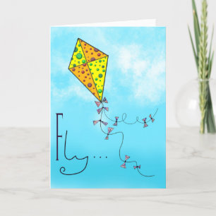 Cartes Pour Fêtes Annuelles Cerf-volant