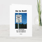 Cartes Pour Fêtes Annuelles Cerfs communs dans les phares (Dos)