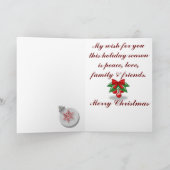 Cartes Pour Fêtes Annuelles Cerfs communs de Noël (Intérieur)