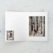 Cartes Pour Fêtes Annuelles Cerfs et amis de Noël (Intérieur)