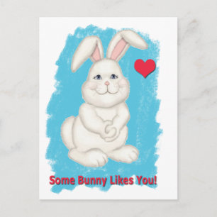 Cartes Pour Fêtes Annuelles Certain lapin vous aime Valentine