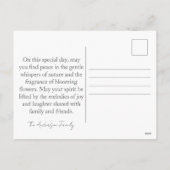 Cartes Pour Fêtes Annuelles Certains Lapins Vous Aiment Floral Rabbit Pâques O (Dos)