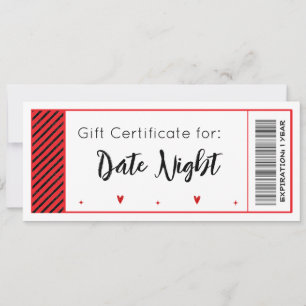 Cartes Pour Fêtes Annuelles Certificat-cadeau