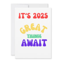 C'EST 2025 DE GRANDES CHOSES ATTENDENT Pensée pos