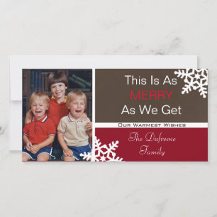 Cartes Pour Fêtes Annuelles C'Est Aussi Joyeux Que Nous Obtenons" Pic Vertical