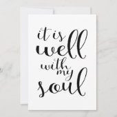 Cartes Pour Fêtes Annuelles C'est bien avec mon âme art encadré (Devant)