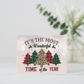 Cartes Pour Fêtes Annuelles C'est la période la plus merveilleuse de l'année (Debout devant)
