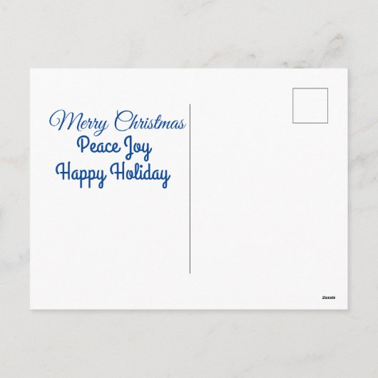 Cartes Pour Fêtes Annuelles C'est la période la plus merveilleuse de l'année (Dos)