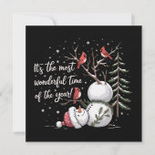 Cartes Pour Fêtes Annuelles C'est la période la plus merveilleuse de l'année B (Devant)