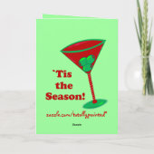 Cartes Pour Fêtes Annuelles `C'est la saison (Dos)