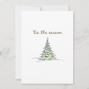 Cartes Pour Fêtes Annuelles C'est la saison Arbre de Noël Debbie Groovy Père N