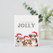 Cartes Pour Fêtes Annuelles C'est la saison d'être joyeux (Debout devant)