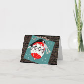 Cartes Pour Fêtes Annuelles C'est la saison pour rester équilibré (Devant)