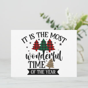 Cartes Pour Fêtes Annuelles C'est le moment le plus merveilleux de l'année