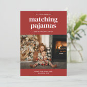 Cartes Pour Fêtes Annuelles 'C'est mignon Pyjamas Correspondant Saison Un Cart (Debout devant)