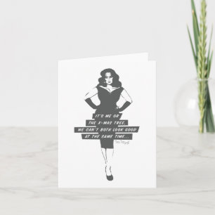 Cartes Pour Fêtes Annuelles C'est moi ou l'arbre de Noël...
