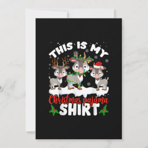 Cartes Pour Fêtes Annuelles C'est mon cadeau de Noël pour amoureux de chèvres