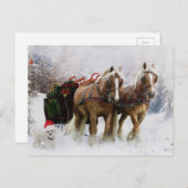 Cartes Pour Fêtes Annuelles C'est Noël (Devant / Derrière)