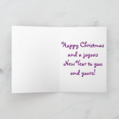 Cartes Pour Fêtes Annuelles C'est Noël après minuit (Intérieur)