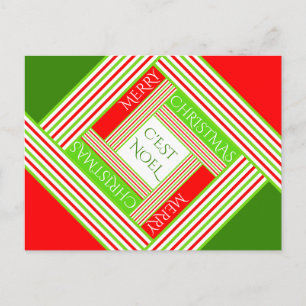 Cartes Pour Fêtes Annuelles C'est Noel / Joyeux Noël