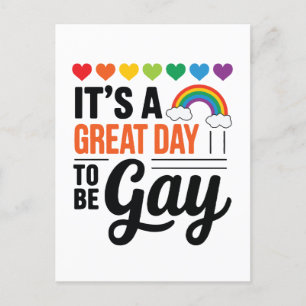 Cartes Pour Fêtes Annuelles c'est un grand jour pour être gay