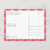 Cartes Pour Fêtes Annuelles C'est un merveilleux Noël (Dos)