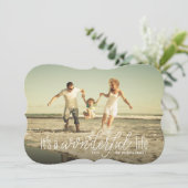 Cartes Pour Fêtes Annuelles C'est un merveilleux script de calligraphie de vie (Debout devant)