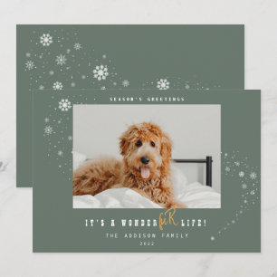 Cartes Pour Fêtes Annuelles C'est une vie merveilleuse Photo de compagnie de N