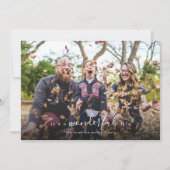 Cartes Pour Fêtes Annuelles C'est Wonderful Life (Devant)