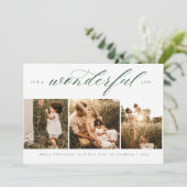 Cartes Pour Fêtes Annuelles C'est Wonderful Life (Debout devant)