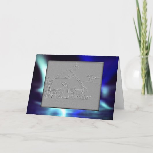 Cartes Pour Fêtes Annuelles Cette nuit à Bethlehem (Devant)