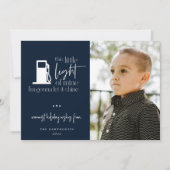 Cartes Pour Fêtes Annuelles Cette Petite Lumière De L'Humour À Gaz Minier Phot (Devant)