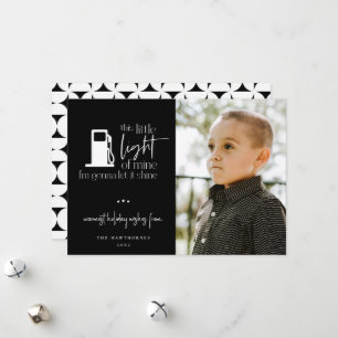 Cartes Pour Fêtes Annuelles Cette Petite Lumière De L'Humour À Gaz Minier Phot