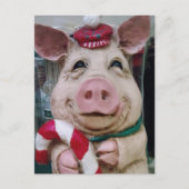CARTES POUR FÊTES ANNUELLES CETTE PETITE PIGGIE DIT JOYEUSE NOËL (Devant)