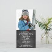 Cartes Pour Fêtes Annuelles Chalet Noël (Debout devant)