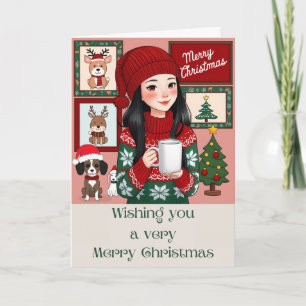 Cartes Pour Fêtes Annuelles Chaleur hivernale