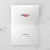 Cartes Pour Fêtes Annuelles Chaleureux Conception de Noël bleu Salutation de N (Intérieur)