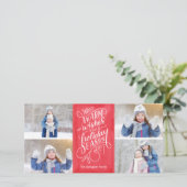 Cartes Pour Fêtes Annuelles Chaleureux Souhaits Cette Main De Vacances Lettré (Debout devant)