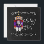 Cartes Pour Fêtes Annuelles Chalkboard de vacances pourpre et noir rouge<br><div class="desc">Des objets de vacances à thème conçus par Umua. Imprimé et expédié par Zazzle ou ses filiales.</div>