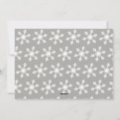 Cartes Pour Fêtes Annuelles Chalkboard Snowflake Joyeux Noël Photo | (Dos)