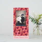 Cartes Pour Fêtes Annuelles CHAMP rose, rouge vif rose rouge vif (Debout devant)